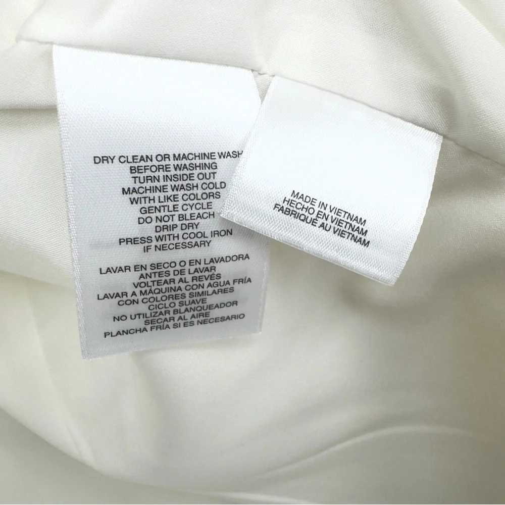 KASPER Framed Open Front Blazer Size 2X in Ivory/Pink - Picture 7 of 8